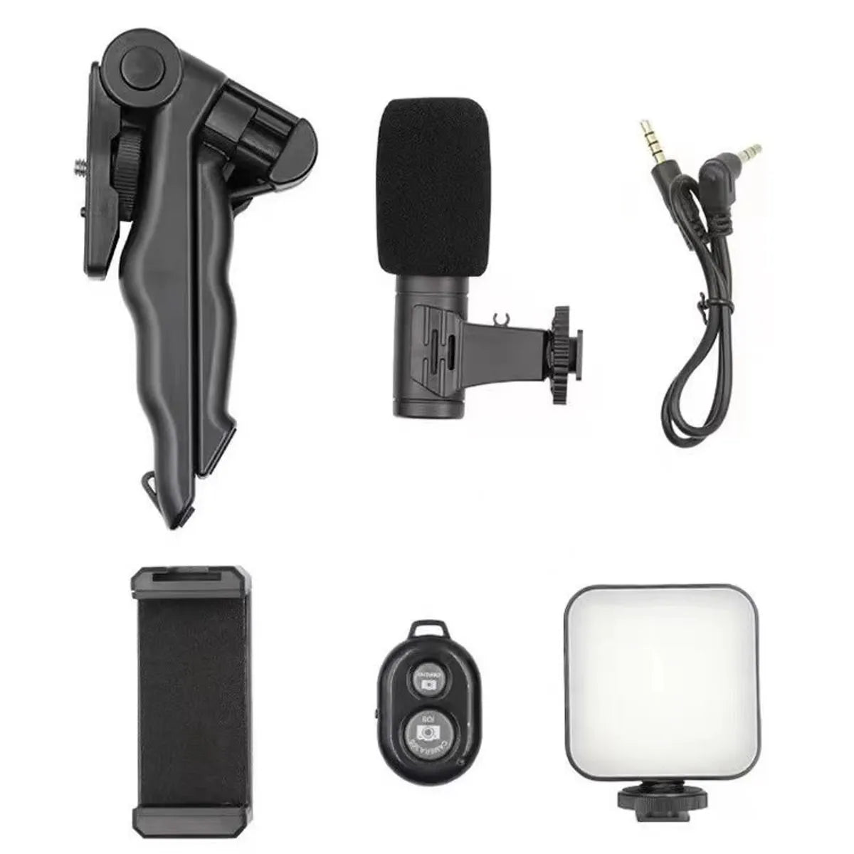 KIT DE GRABACION DE VIDEO CON TRIPODE Y BLUETOOTH