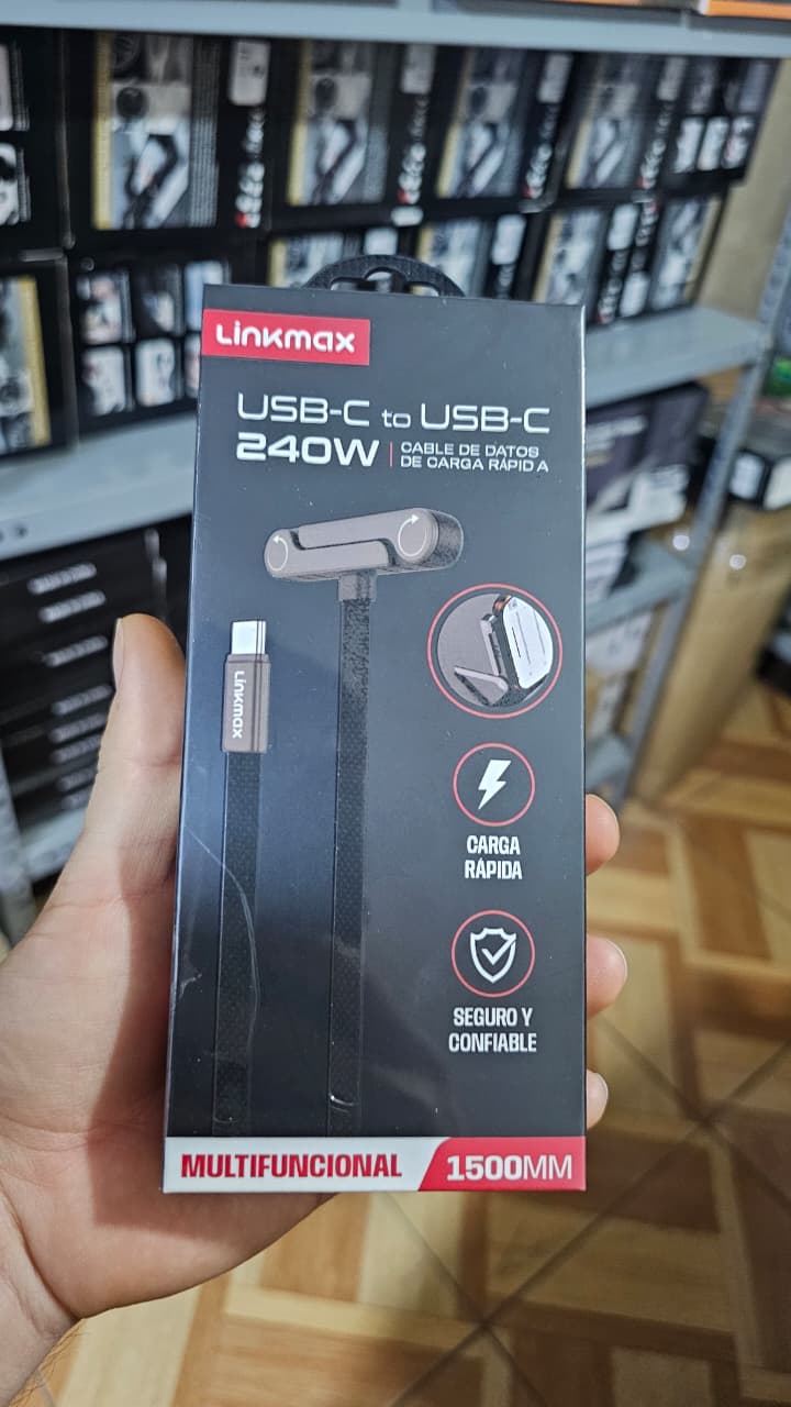 CABLE TIPO C - 3 EN 1 - CARGA RAPIDA 240W