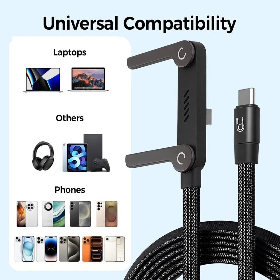 CABLE TIPO C - 3 EN 1 - CARGA RAPIDA 240W